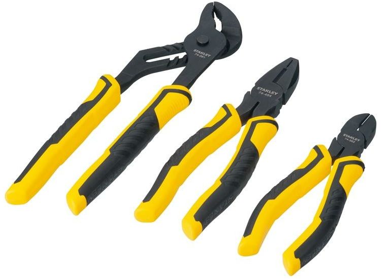 STANLEY® ControlGrip™ Pliers Set, 3 Piece