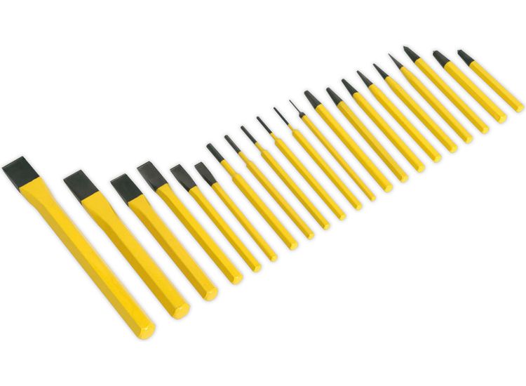 Sealey S0805 Punch &amp; Chisel Set 21pc