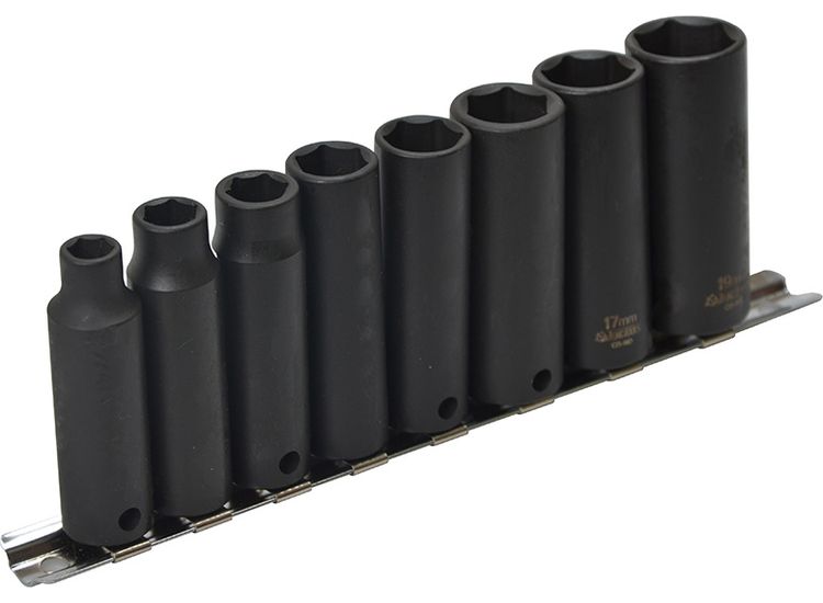 Teng 3/8in Drive 9386 Deep Impact Socket Set, 8 Piece