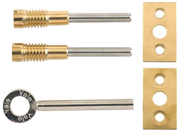 Yale Locks 8013 Dual Screw Window Lock Brass Finish Pack of 2