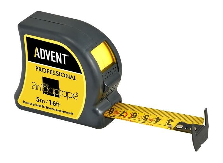 Advent 2-In-1 Double Sided Gap Pocket Tape 5m/16ft (Width 25mm)