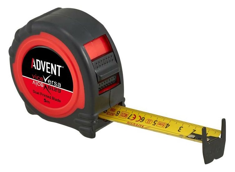 Advent Vice Versa Dual Read Pocket Tape 5m (Width 25mm) (Metric only)
