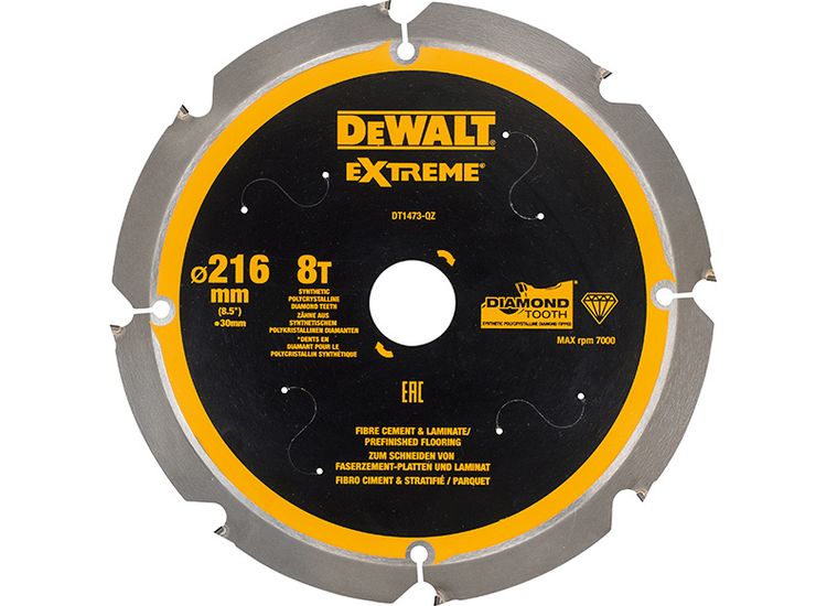 DEWALT Extreme PCD Fibre Cement Saw Blade