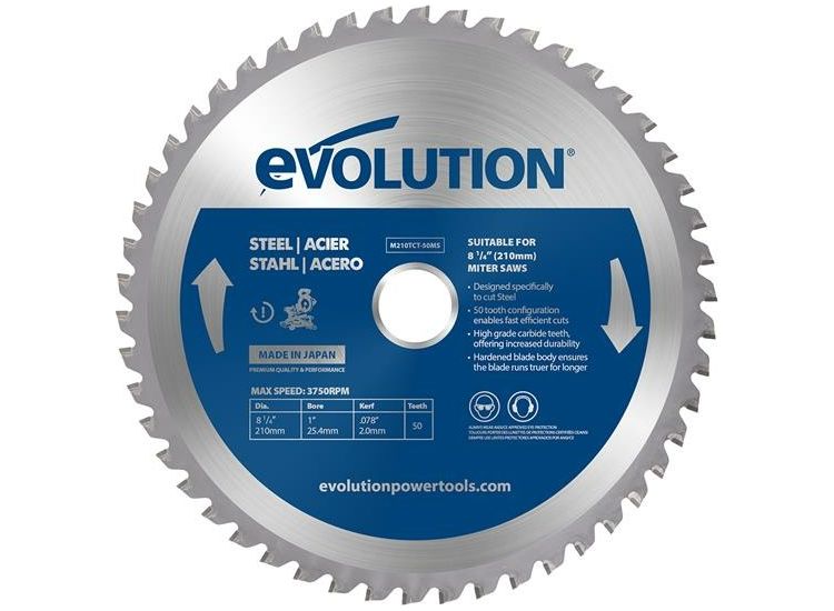 Evolution Mild Steel Cutting Mitre Saw Blade