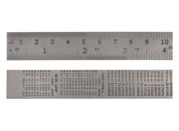 Faithfull Flexible  Stainless Steel Rules