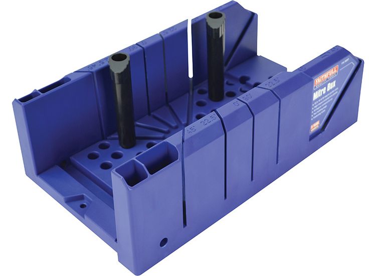 Faithfull Plastic Mitre Box with Pegs 310mm (12.1/4in)