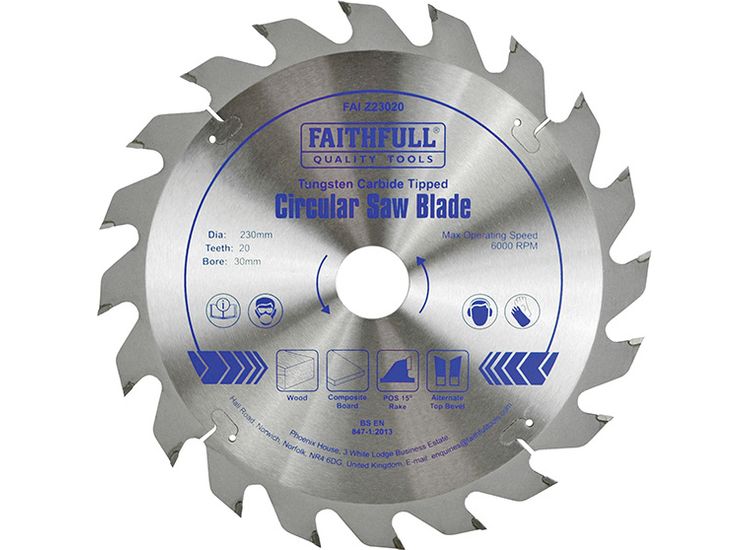 Faithfull Professional TCT Circular Saw Blade