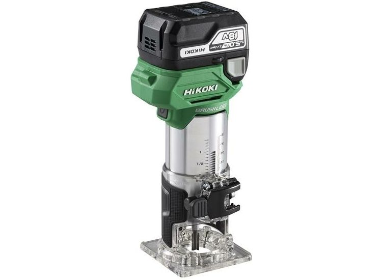 HiKOKI M1808DAJPZ 1/4in Trimmer 18V 1 x 5.0Ah Li-ion