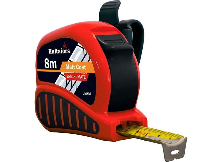 Hultafors BM8M Brick-Mate Pocket Tape 8m (Width 25mm) (Metric only)