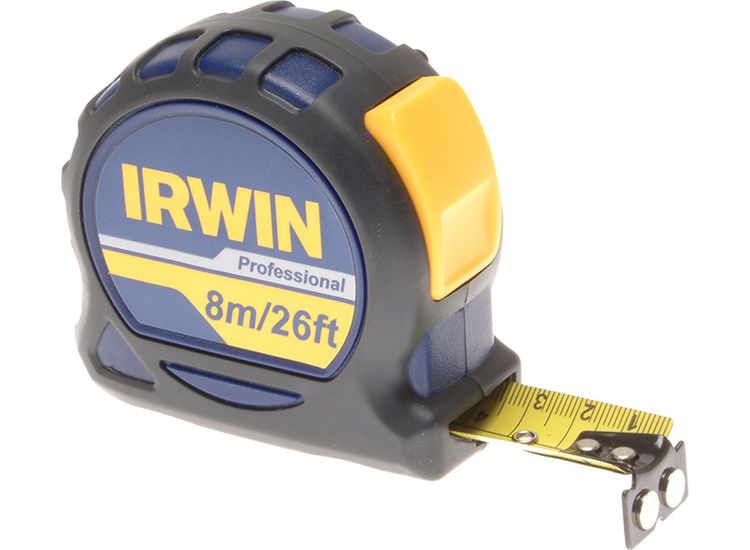 IRWIN® Professional Pocket Tape 8m/26ft (Width 25mm) Carded