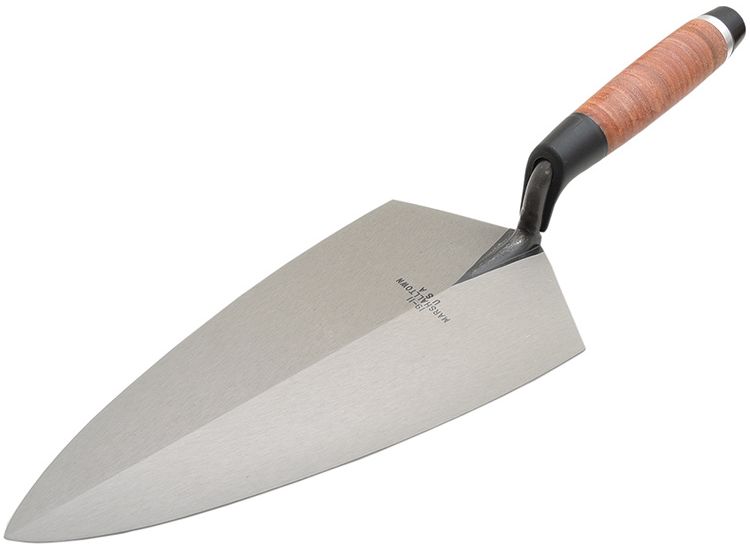 Marshalltown 19 Philadelphia Brick Trowel, Leather