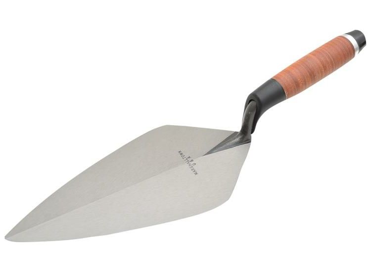 Marshalltown 34 Wide London Brick Trowels Leather Handles