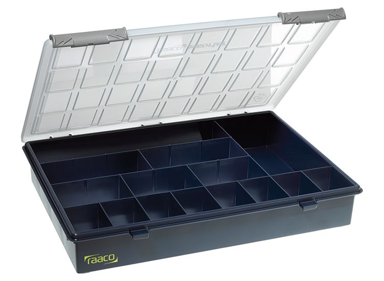 Raaco A4 Profi Service Case Assorter 15 Fixed Compartments