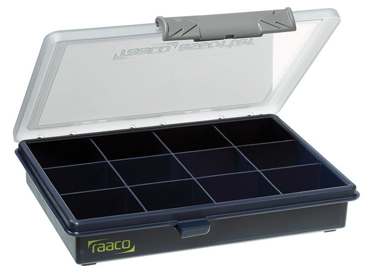 Raaco A6 Profi Service Case Assorter 12 Fixed Compartments
