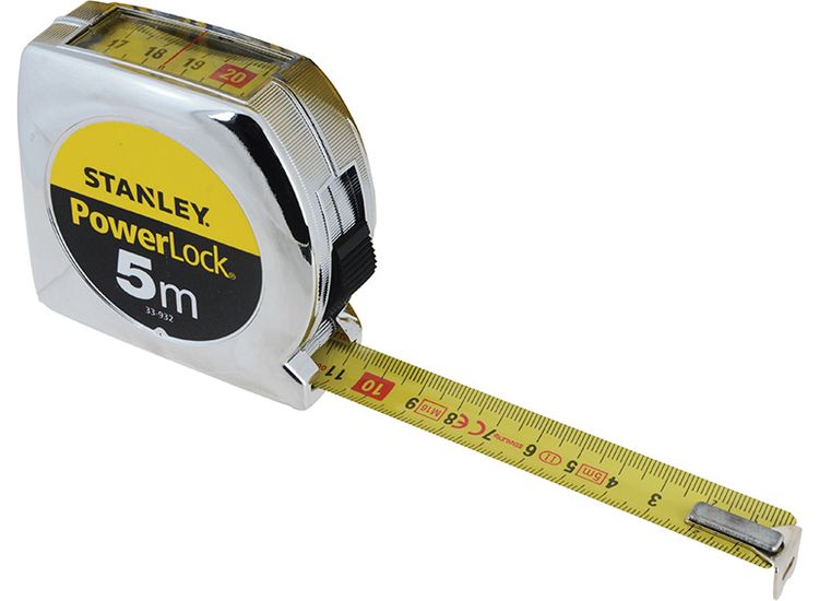STANLEY® PowerLock® Top Reader Tape 5m (Width 19mm)