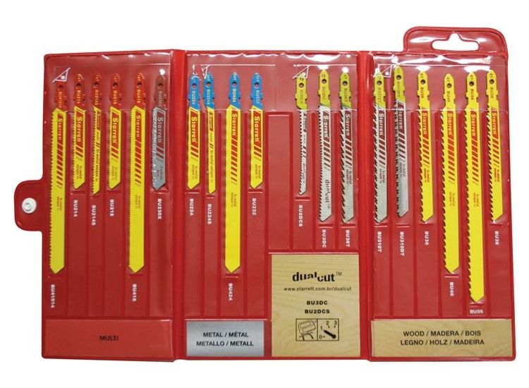 Starrett BU4 Jigsaw Blade Assortment Pack, 19 Piece
