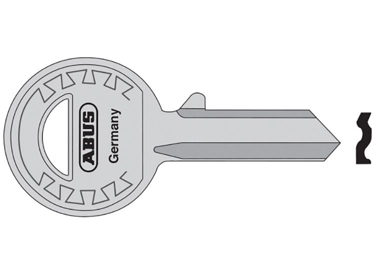 ABUS Mechanical 24-41-885 Right Hand 4 Pin Key Blank