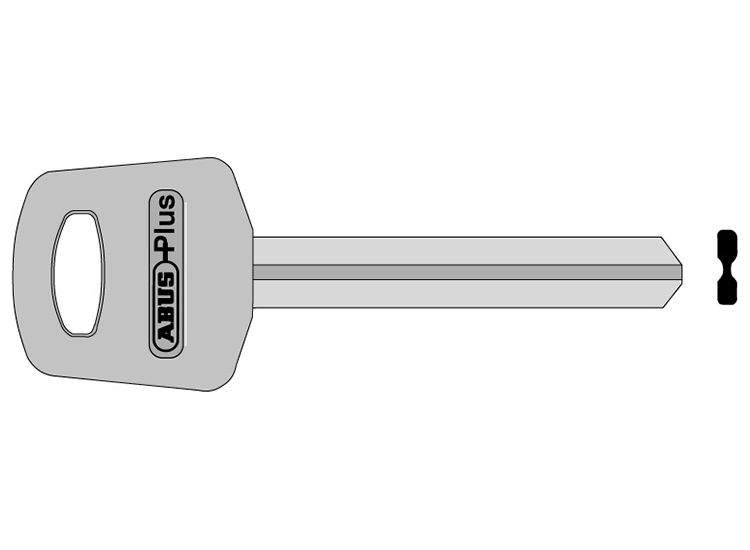 ABUS Mechanical X Plus Key Blank 23211