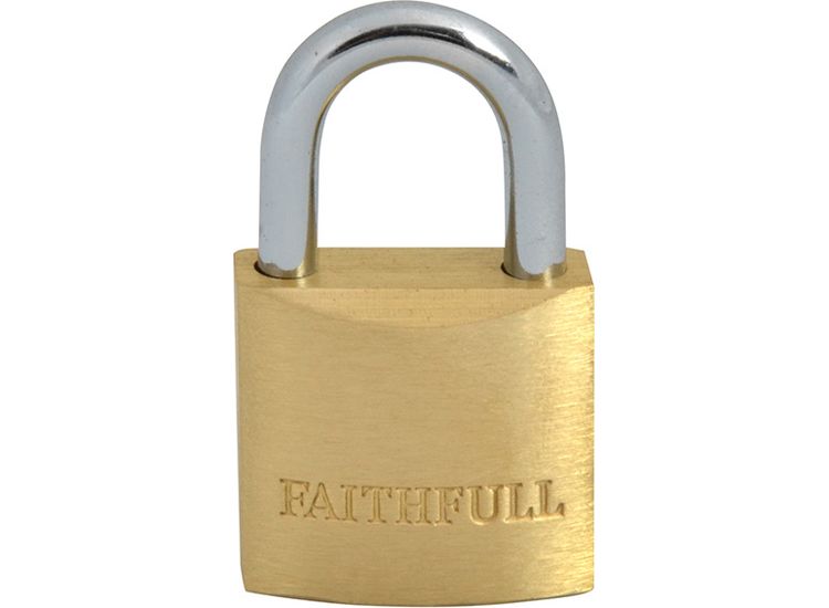 Faithfull Brass Padlock