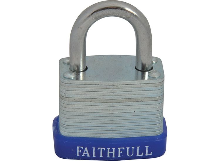 Faithfull Laminated Steel Padlock
