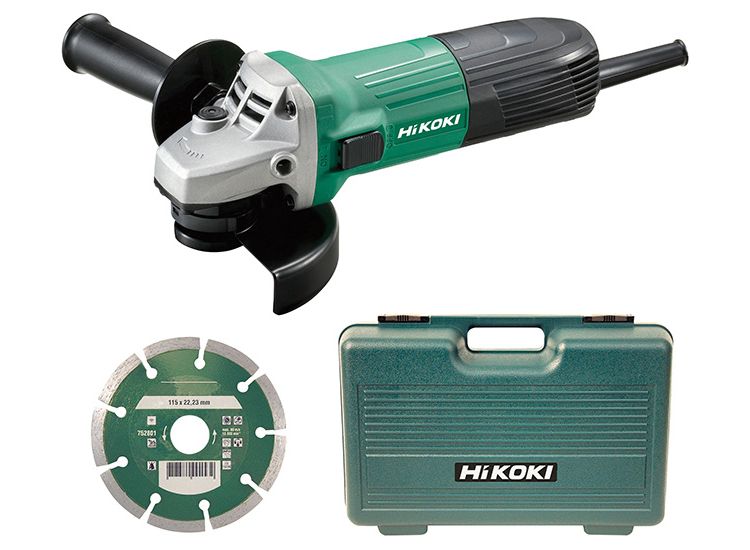 HiKOKI G12STX Angle Grinder, Blade &amp; Case
