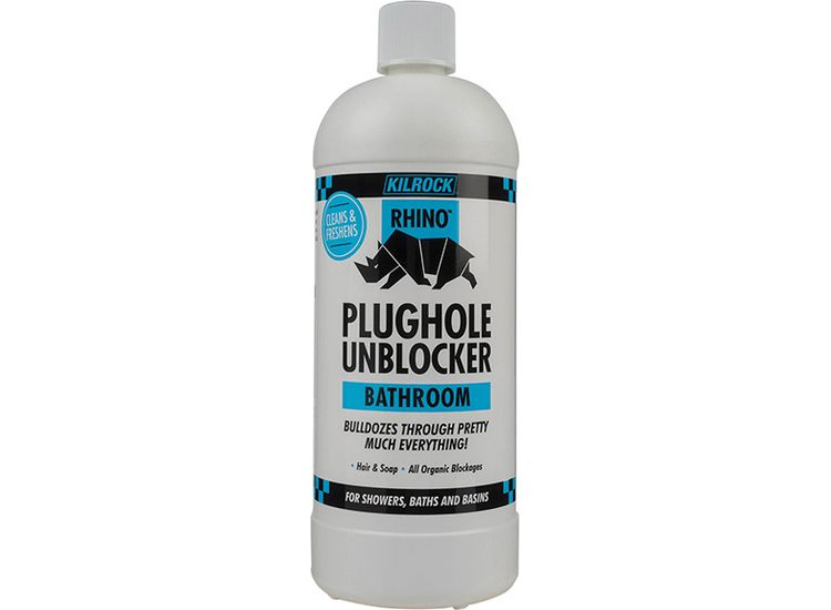 Kilrock Rhino Bathroom Heavy-Duty Drain Unblocker 1 litre