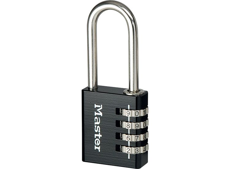 Master Lock Black Finish Combination Padlock