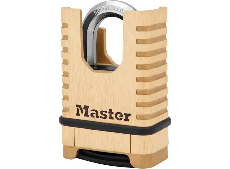Master Lock Excell™ Closed Shackle Brass Combination 58mm Padlock