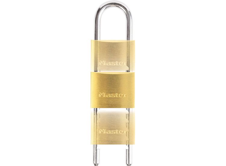 Master Lock Solid Brass 50mm Padlock with Adjustable Shackle