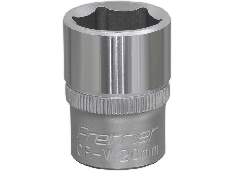 Sealey S1220 WallDrive&amp;reg; Socket 20mm 1/2"Sq Drive