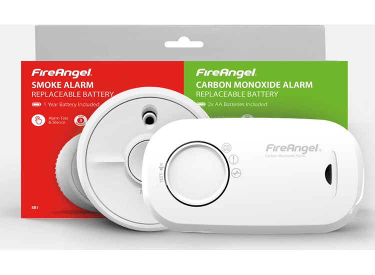 FireAngel FA3313-SB1-T2 Replaceable Batt Co/Smoke