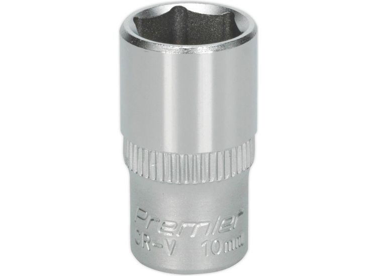 Sealey S1410 WallDrive&amp;reg; Socket 10mm 1/4"Sq Drive