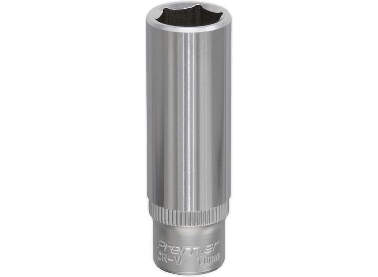 Sealey S1411D WallDrive&amp;reg; Socket 11mm Deep 1/4"Sq Drive