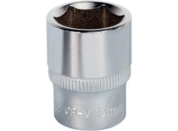 Sealey S1414 WallDrive&amp;reg; Socket 14mm 1/4"Sq Drive