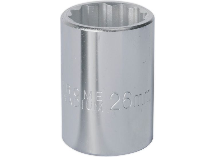 Sealey S34/26 WallDrive&amp;reg; Socket 26mm 3/4"Sq Drive