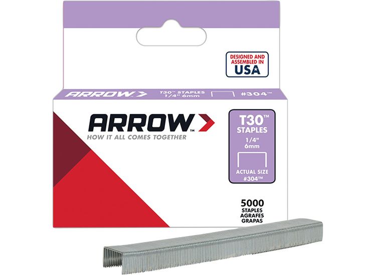Arrow T30 Staples - 304 Series