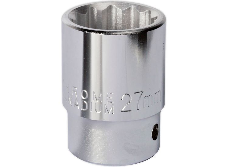 Sealey S34/27 WallDrive&amp;reg; Socket 27mm 3/4"Sq Drive