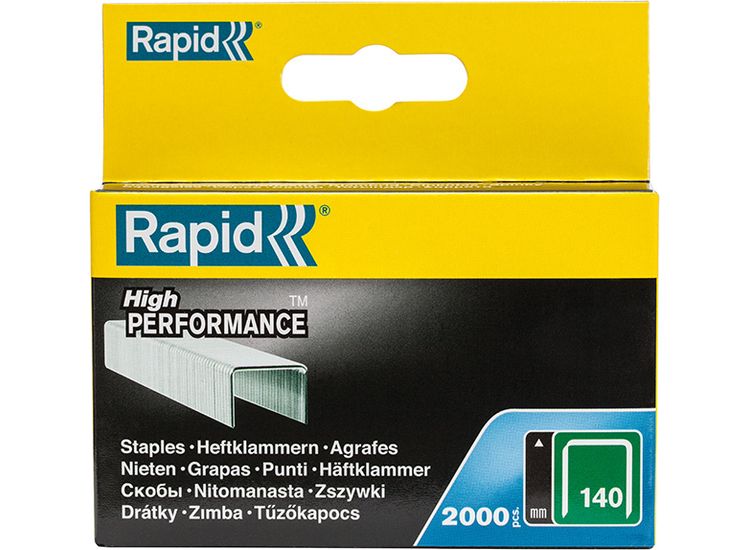 Rapid 140 Series Galvanised Staples