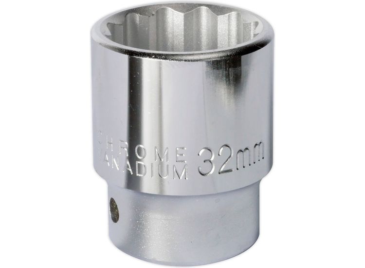 Sealey S34/32 WallDrive&amp;reg; Socket 32mm 3/4"Sq Drive