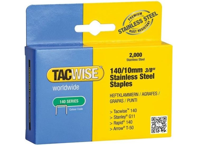 Tacwise 140 Series Stainless Steel Staples