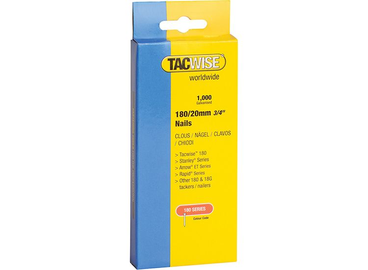 Tacwise 180 Series 18 Gauge Nails