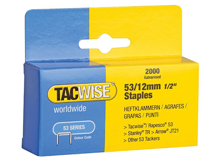 Tacwise 53 Light-Duty Staples (Type JT21  A)