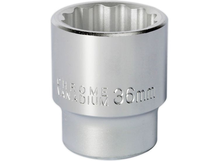 Sealey S34/36 WallDrive&amp;reg; Socket 36mm 3/4"Sq Drive