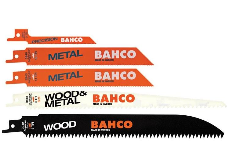 Bahco Sabre Saw Blade Set, 5 Piece