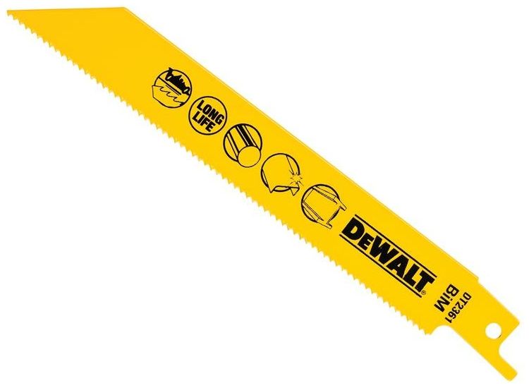 DEWALT Bi-Metal Reciprocating Blades, Metal Cutting