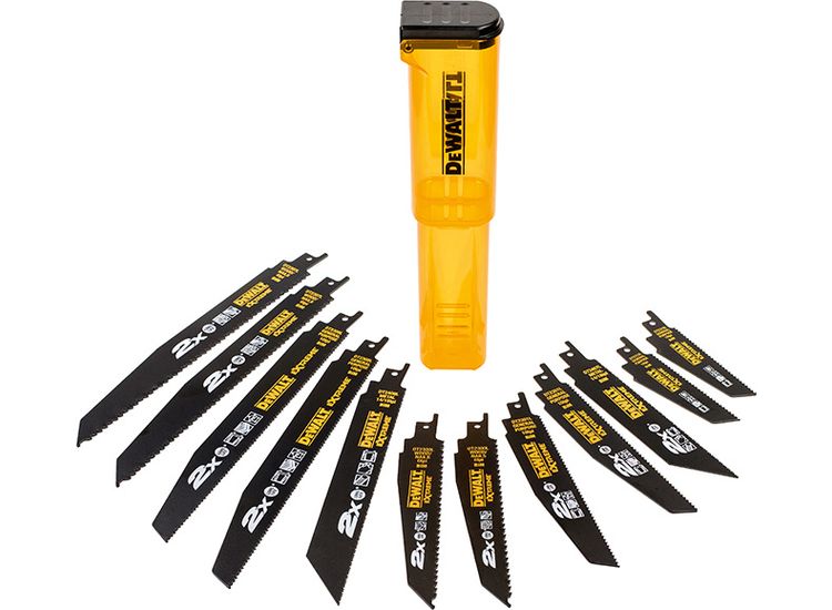 DEWALT DT2441L 2X Life Reciprocating Saw Blade Set, 12 Piece