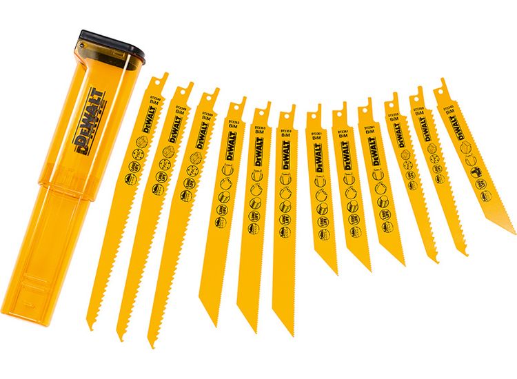 DEWALT DT2445 Reciprocating Saw Blade Set, 12 Piece