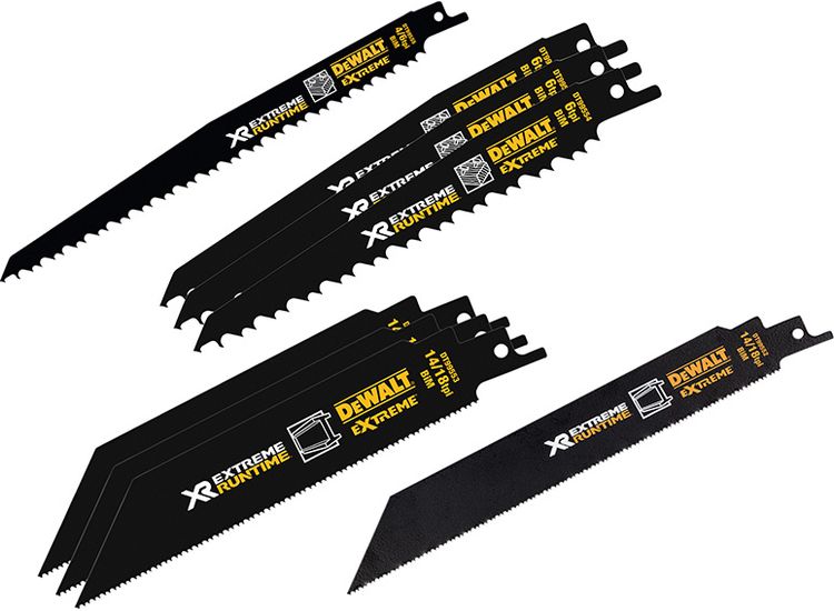 DEWALT DT99551 XR Reciprocating Saw Blade Set, 8 Piece
