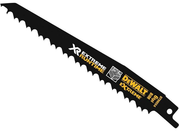 DEWALT XR Reciprocating Blades, Wood with Nails