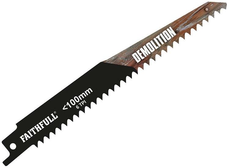 Faithfull Bi-Metal Demolition Sabre Saw Blades